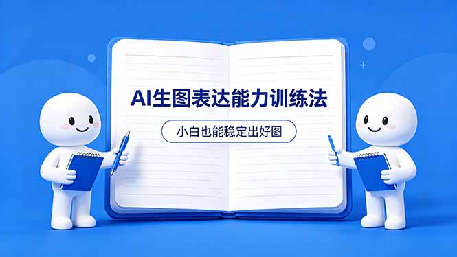 AI生图不是做漂亮图，而是表达能力。这套方法让小白也能稳定出好图-迷胡学堂