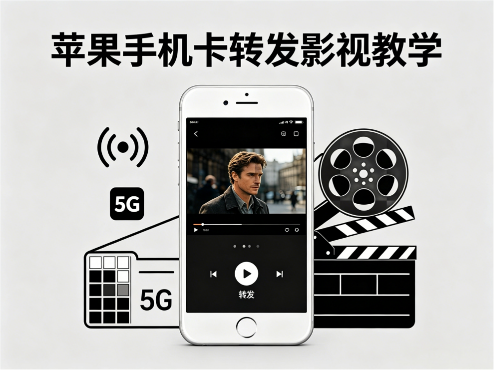 苹果手机卡转发影视教学-迷胡学堂