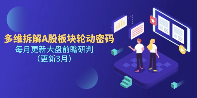(14213期)多维拆解A股板块轮动密码,每月更新大盘前瞻研判(更新3月)-迷胡学堂